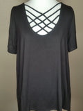 Criss Cross Short Sleeve Top