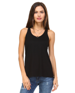 Flowy Tank Top - Black