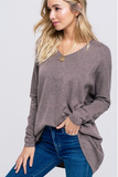 Geneva Sweater Tunic - Available In Mauve