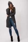 Harper Hooded Cardigan Sweater - Available in Charcoal