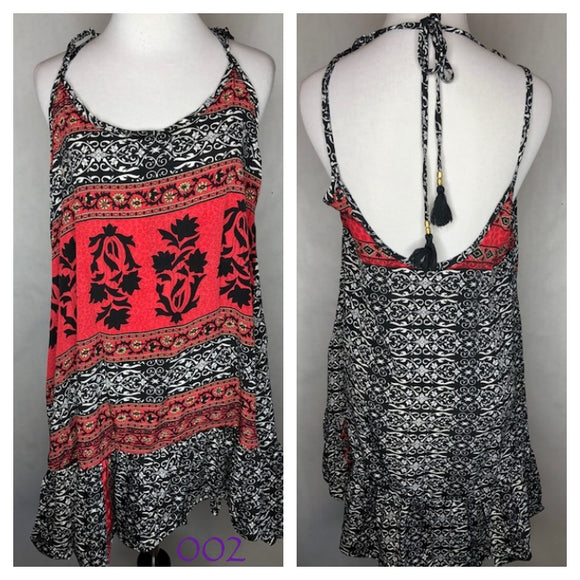 Karma Boho Strappy Top 002