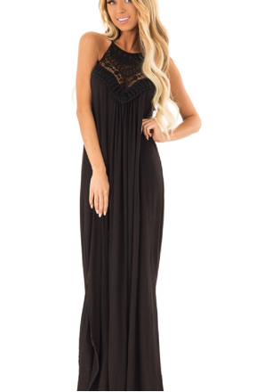 Liz Maxi Dress - Available in Black