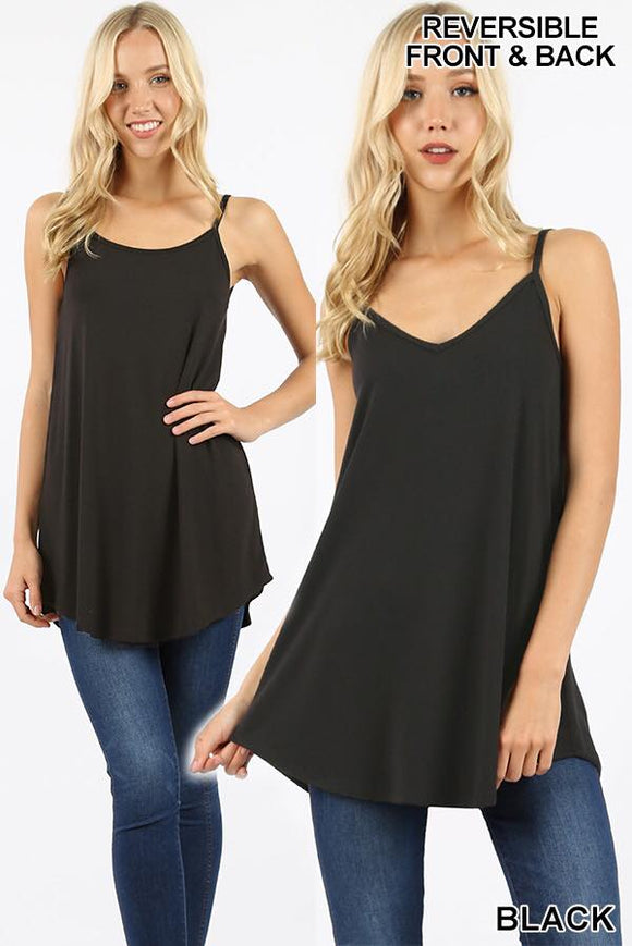 Maisie Spaghetti Cami Top - Available in Black