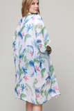 Malia Tropical Kimono - Available In White