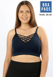 Front V-Lattice Bralette - Pls