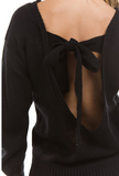 Roxy Bow Sweater - Black
