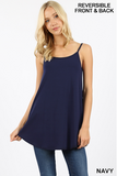 Maisie Spaghetti Cami Top - Available in Navy