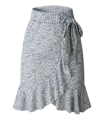 Amaya Ruffle Skirt - Available in Grey