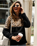 Skylee Leopard Sweatshirt - Available in Black